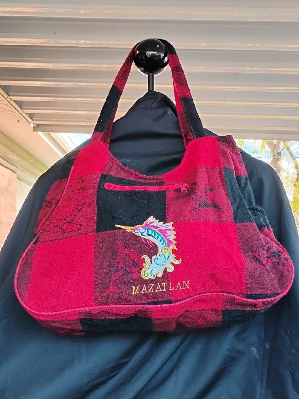 Mazathlan Mexican Travel Tote with Swordfish